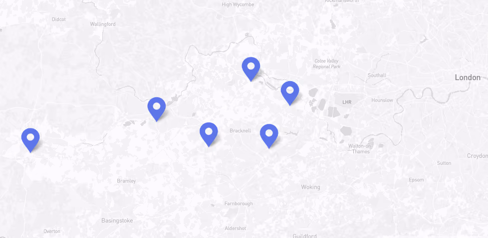 Berkshire map image