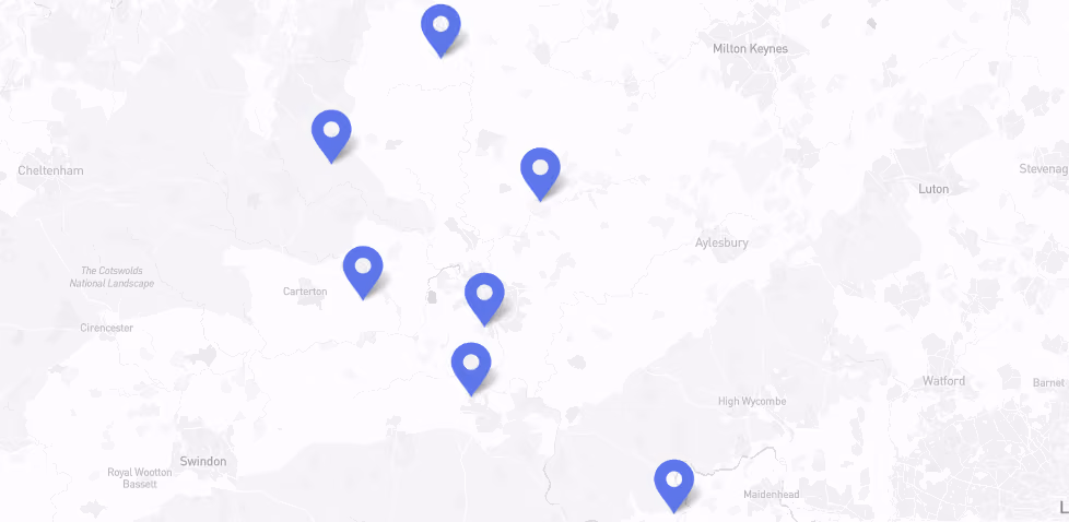 Oxfordshire map image