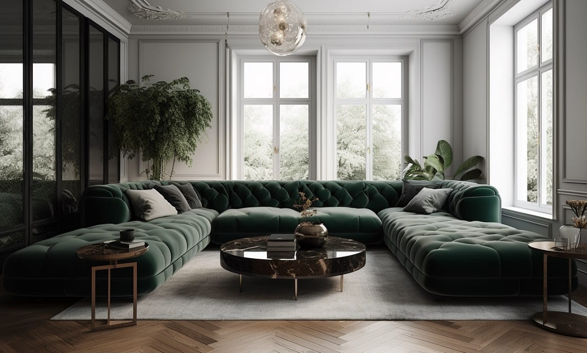 Creative living room.