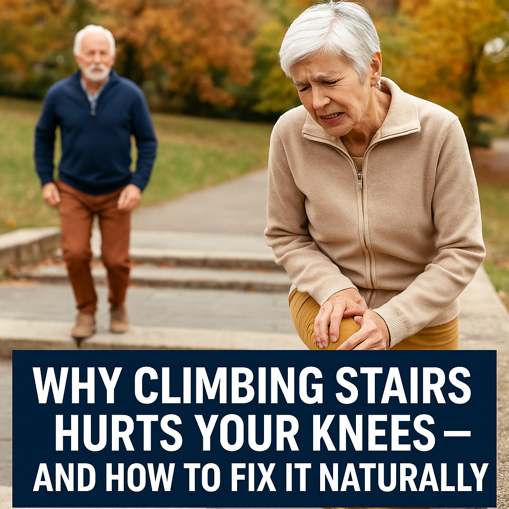 Why Climbing Stairs Hurts Your Knees — and How to Fix It Naturally