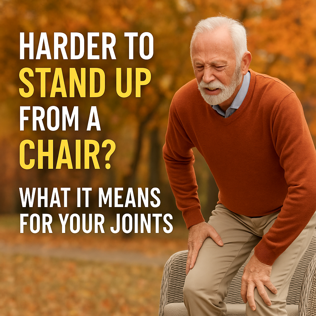 Why It’s Getting Harder to Stand Up from a Chair — and What It Means for Your Joints