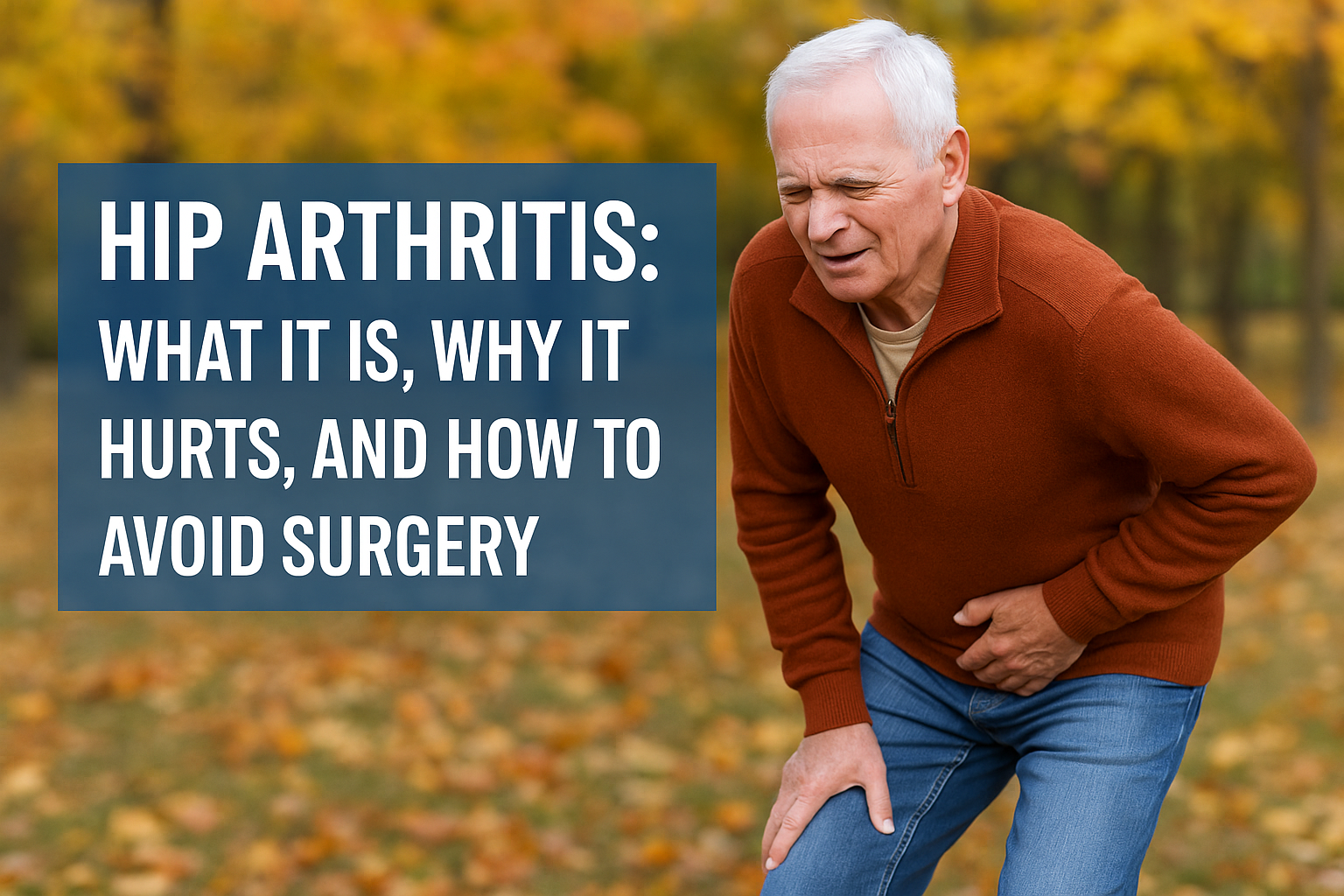 Hip Arthritis: What It Is, Why It Hurts, and How to Avoid Surgery