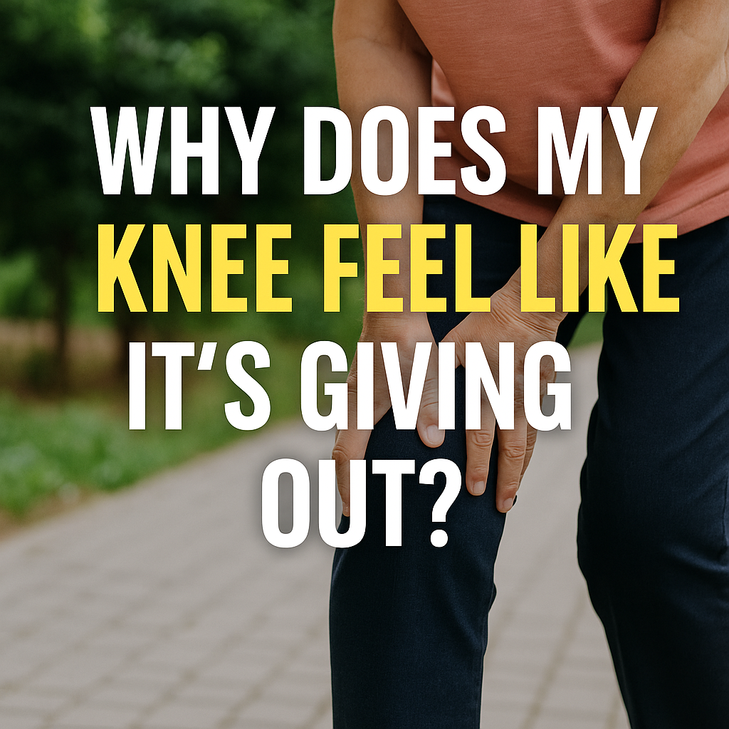 Why Your Knee Feels Like It’s “Giving Out” And How to Strengthen It