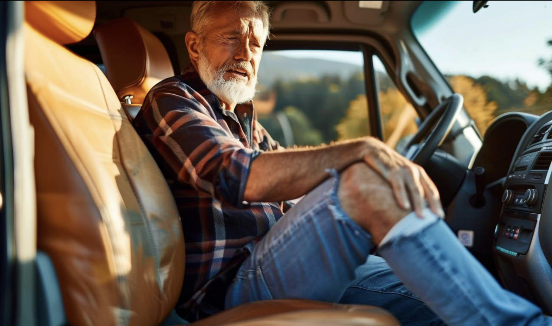 Why Your Knee Feels Stiff After a Long Car Ride