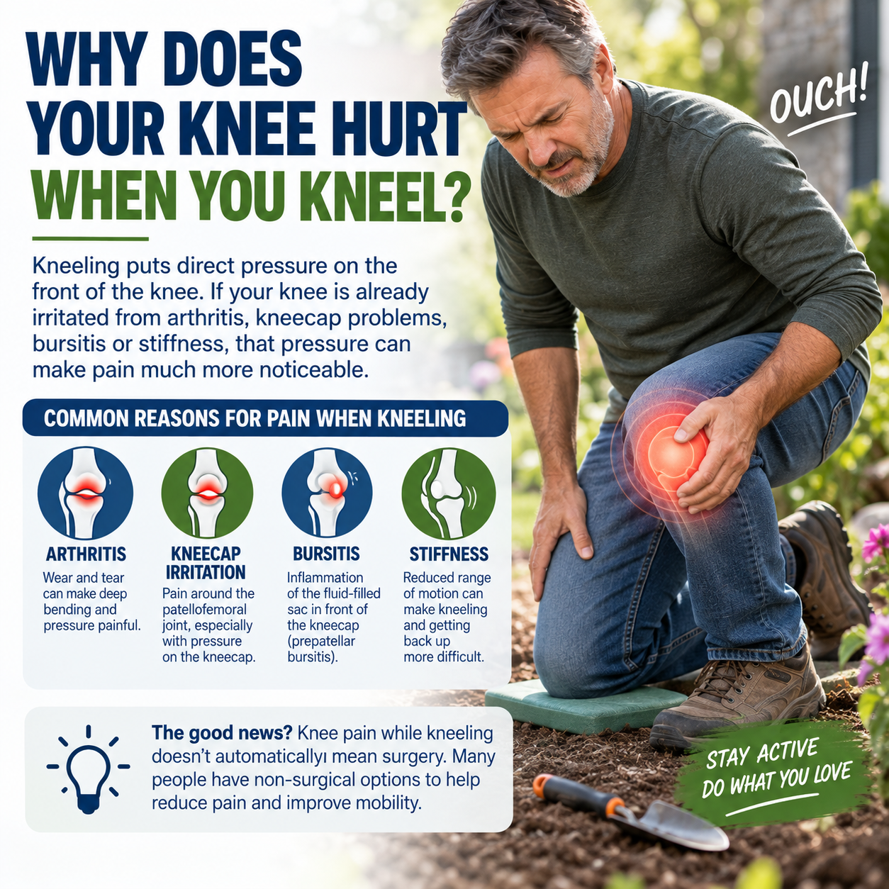 Why Does Your Knee Hurt When You Kneel?