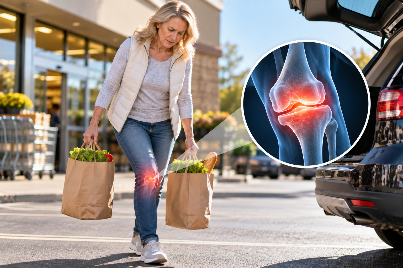 Why Does Your Knee Hurt When You Carry Groceries?