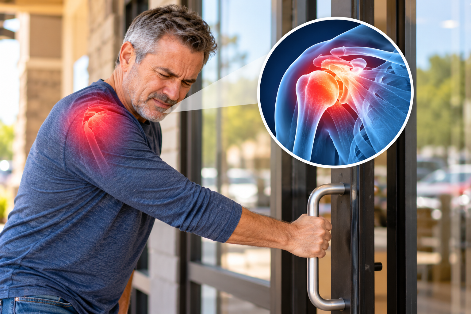 Why Does Your Shoulder Hurt When You Push Open a Heavy Door?