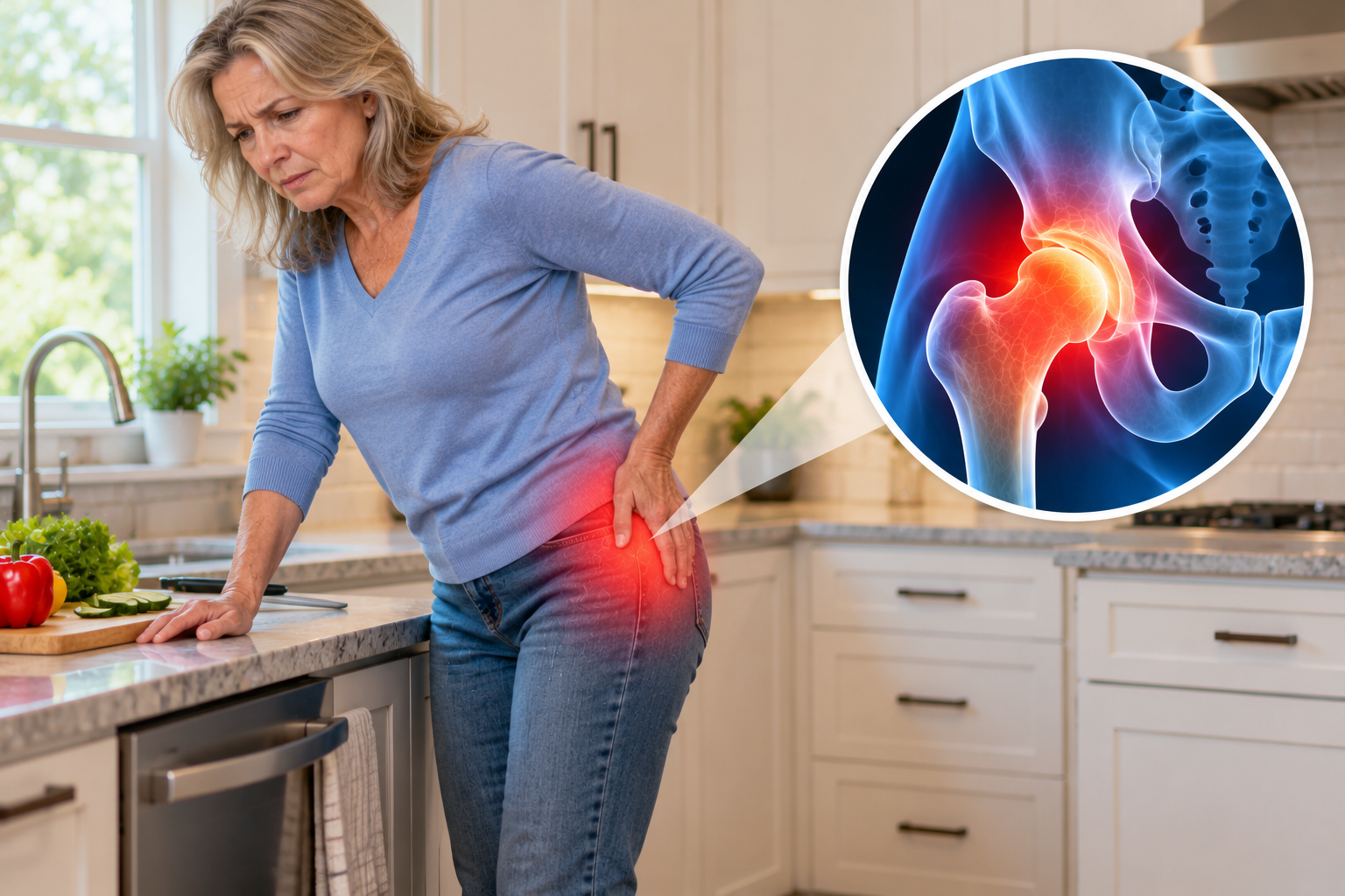 Why Does Your Hip Hurt When You Stand at the Kitchen Counter?
