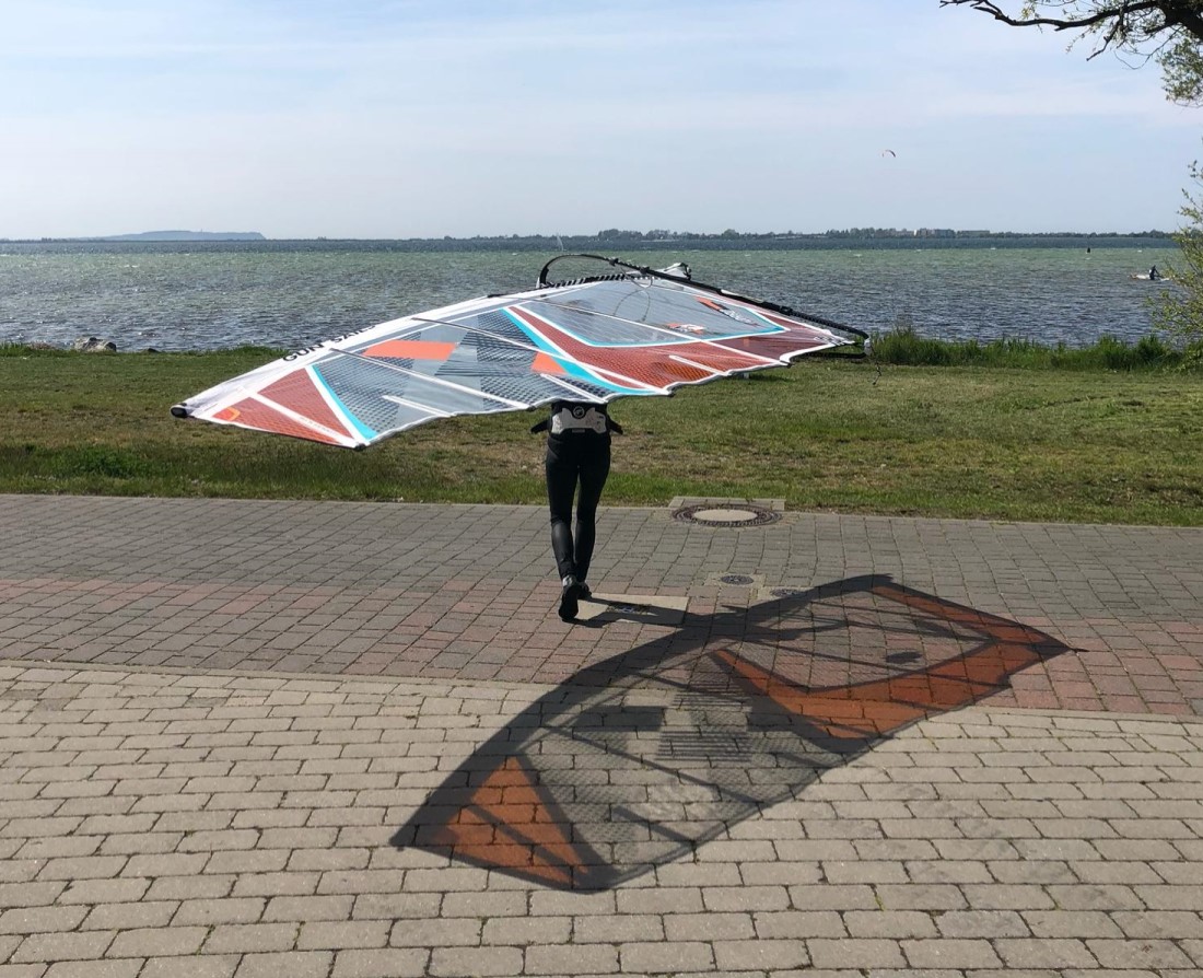 Franziska Dierick Windsurfen