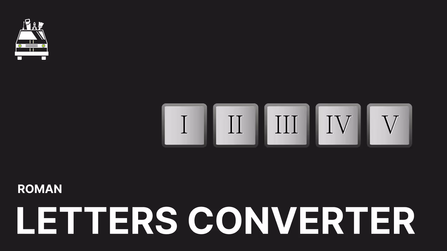 Roman Letters Converter