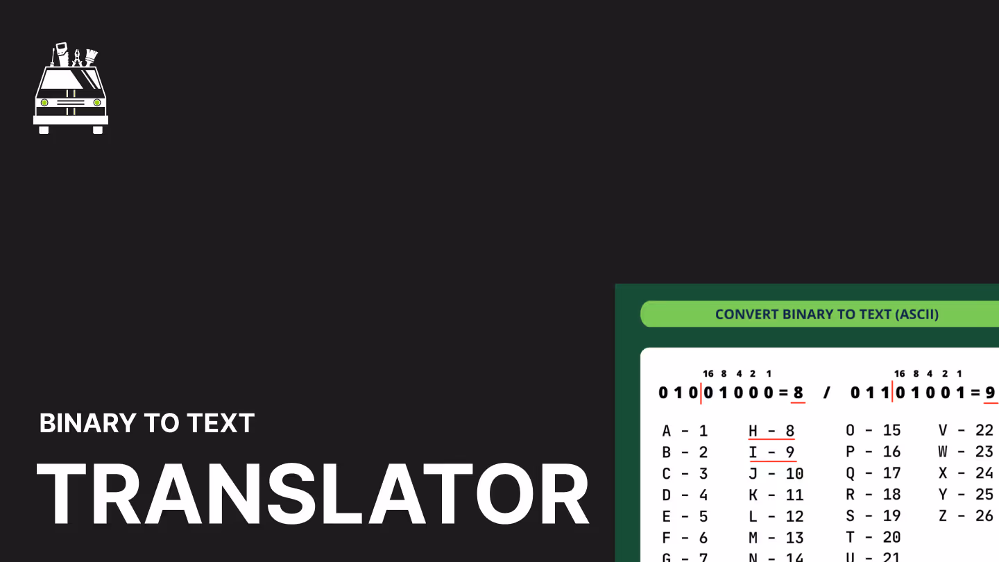 Binary to Text Translator