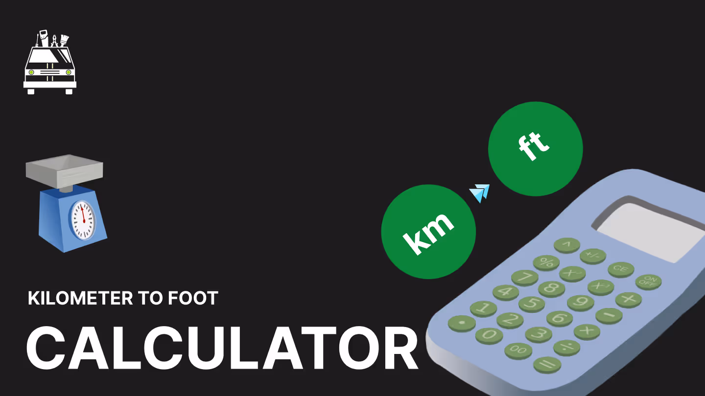 Kilometer to Foot
