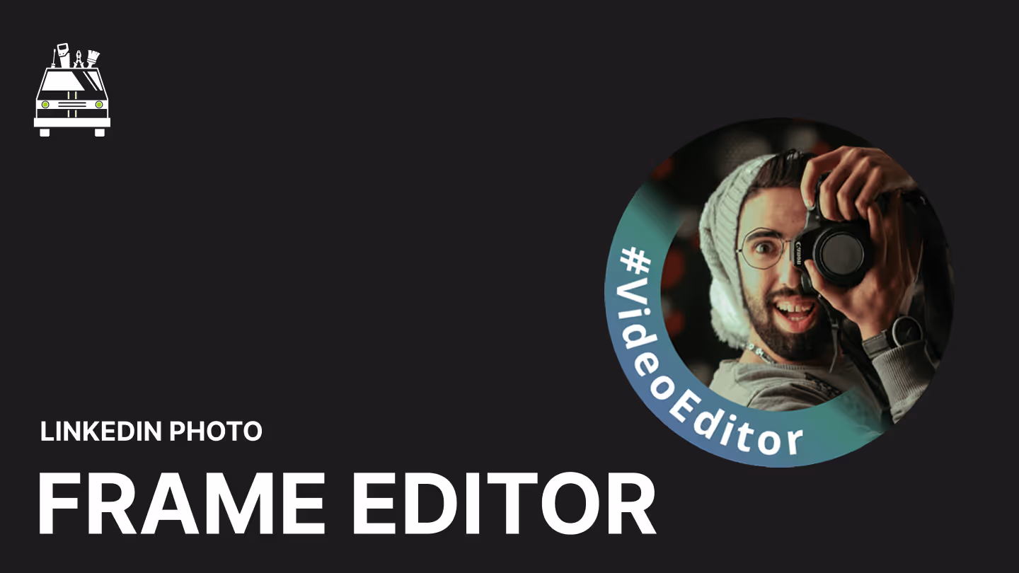 LinkedIn Photo Frame Editor