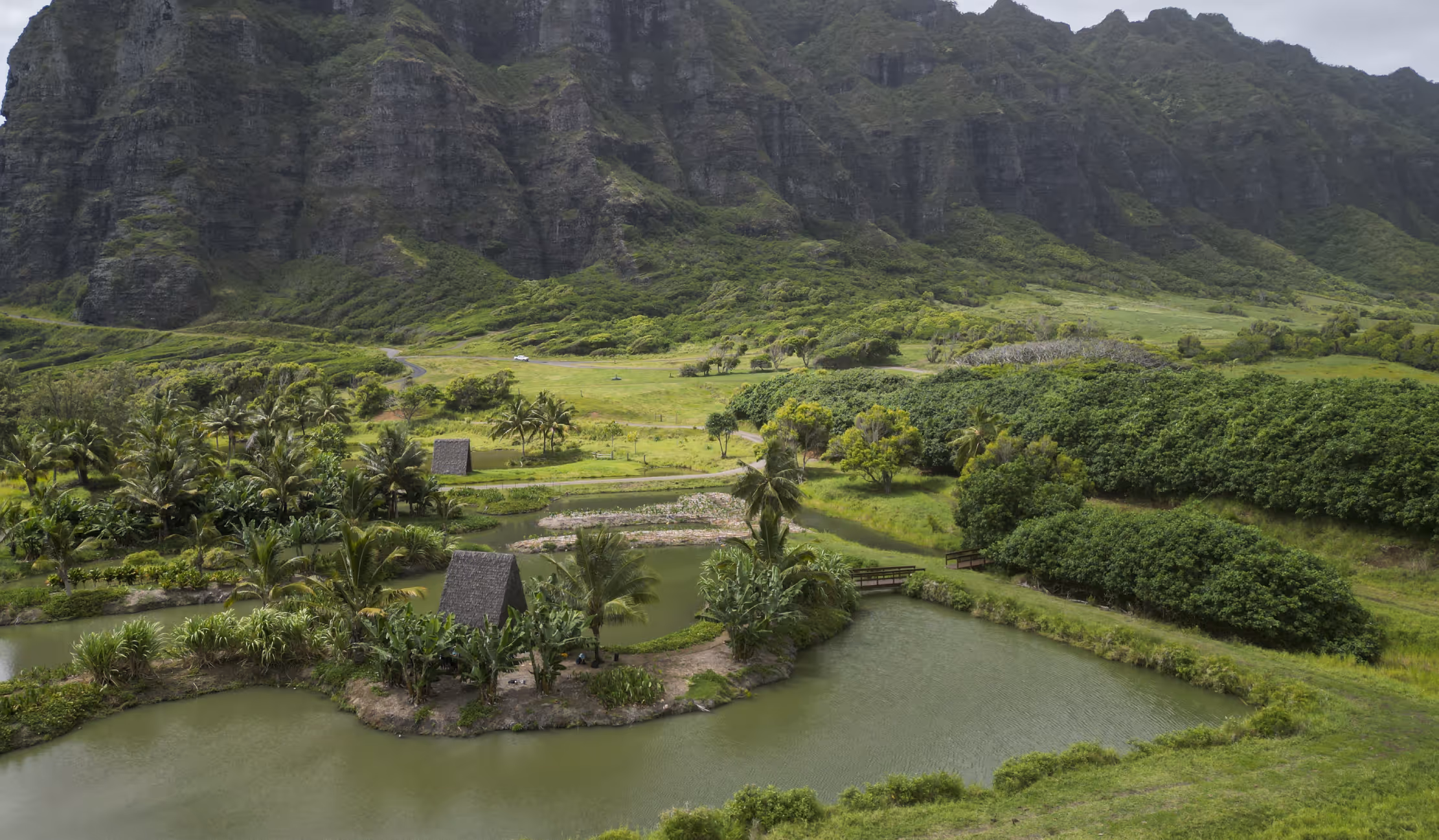 Corporate Team Building Mauka - Kaaawa Valley Aerial View