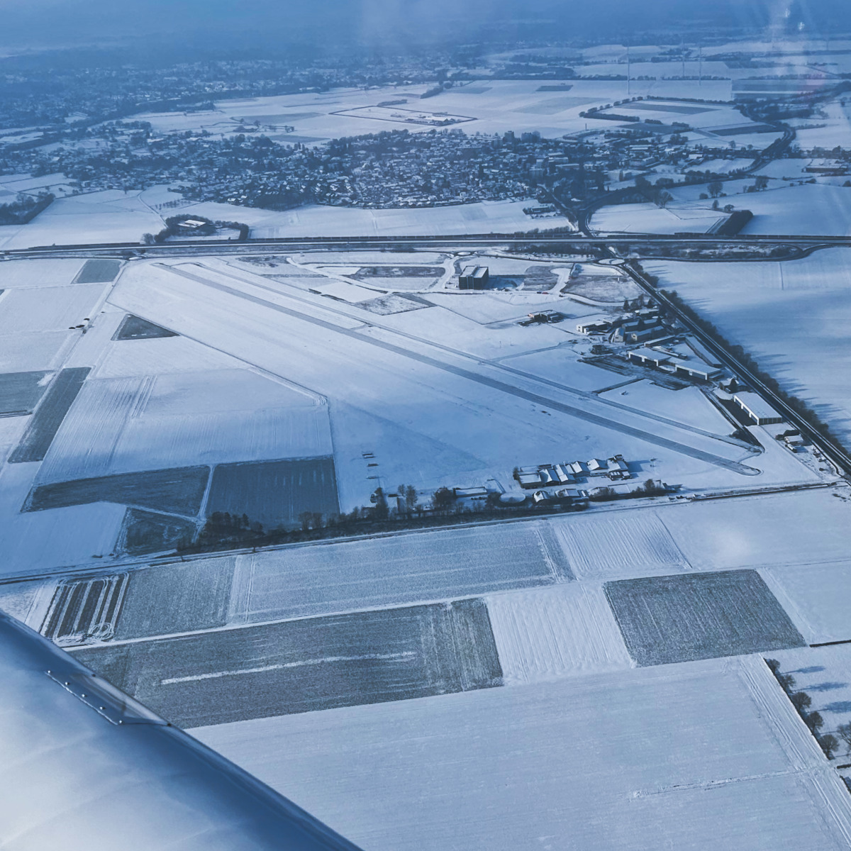 Aachen Merzbrück im Winter