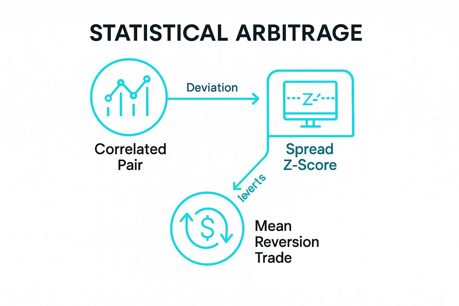 Infographic showing key data about Statistical Arbitrage (Pairs Trading)