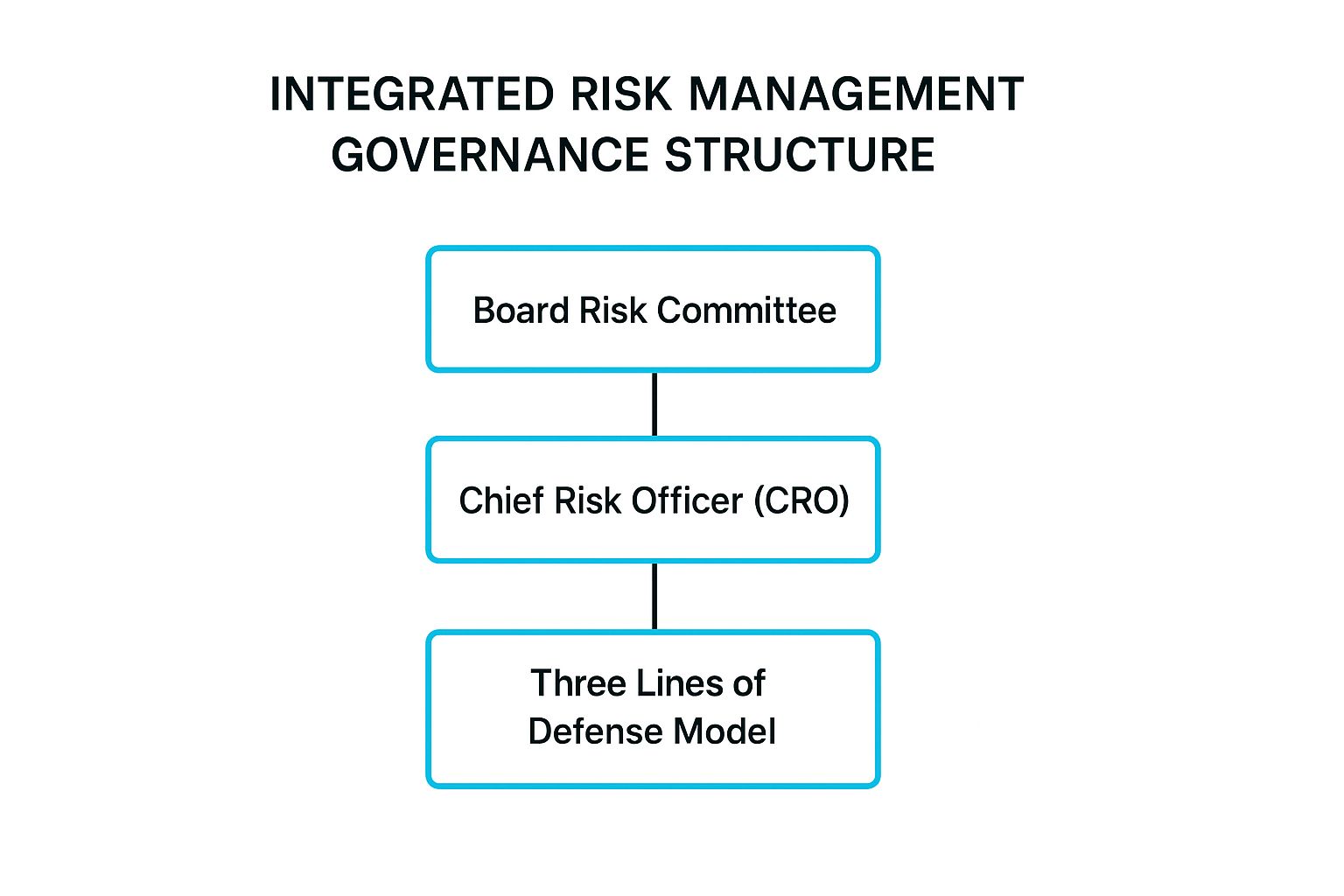 Infographic showing key data about Integrated Risk Management Governance Structure
