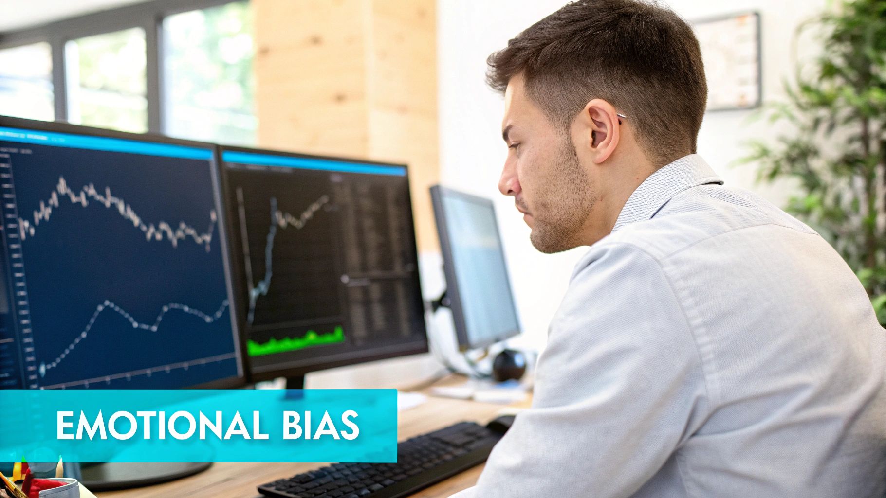 A historical painting depicting the frenzy of the Dutch Tulip Mania.