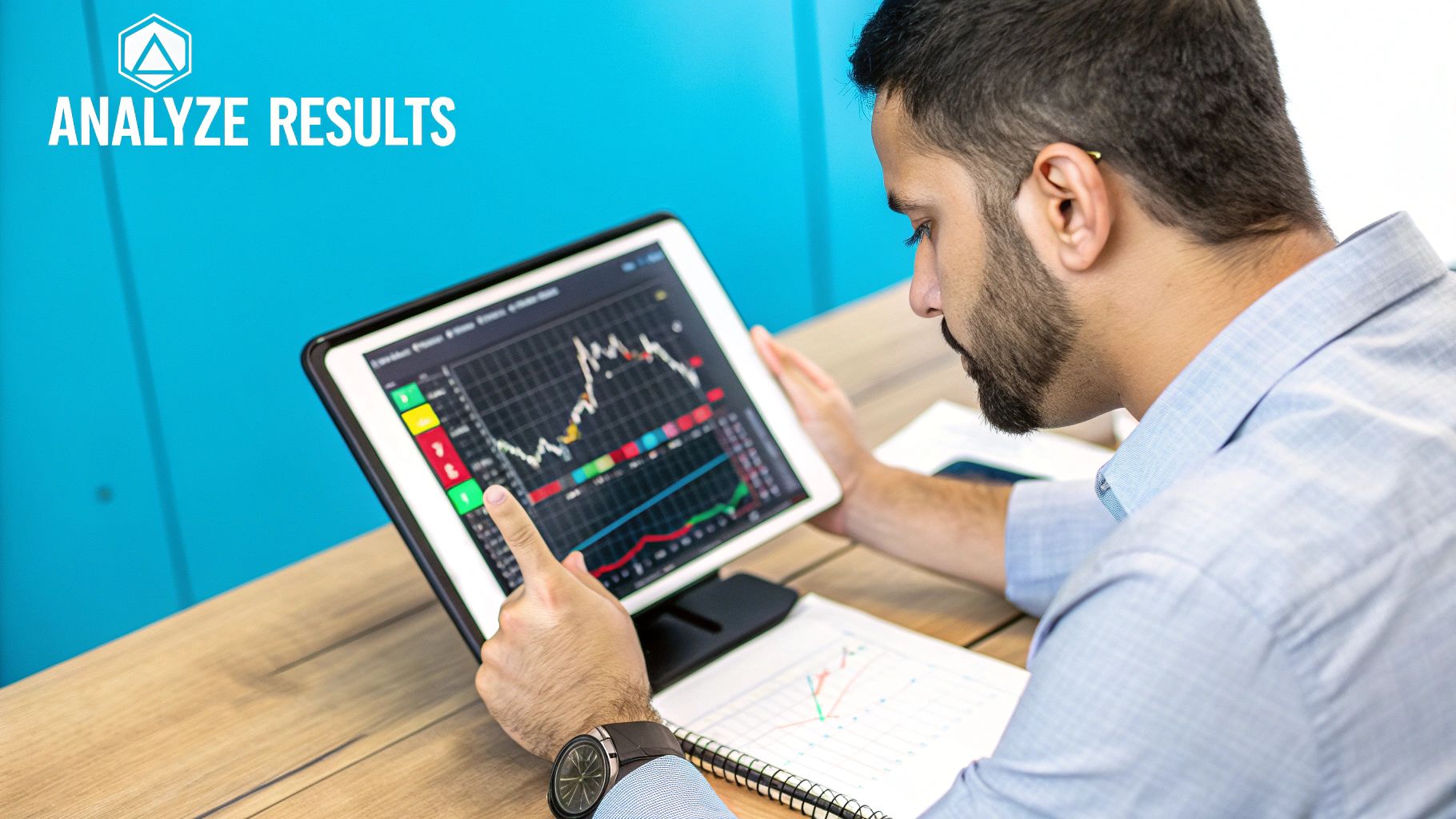 A detailed analytics dashboard showing various charts and metrics from a backtest.