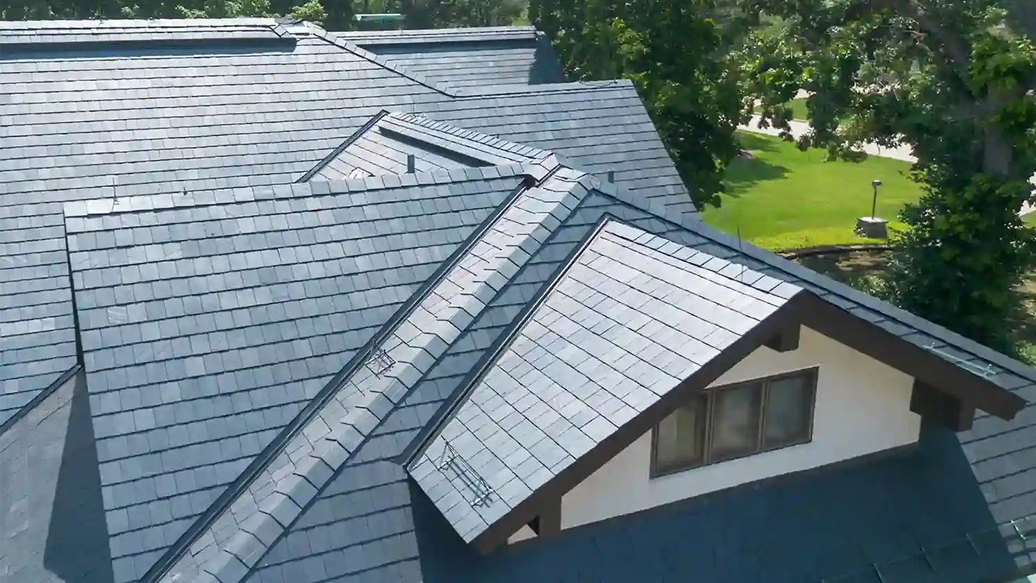 Slate roof installed in Oak Brook!