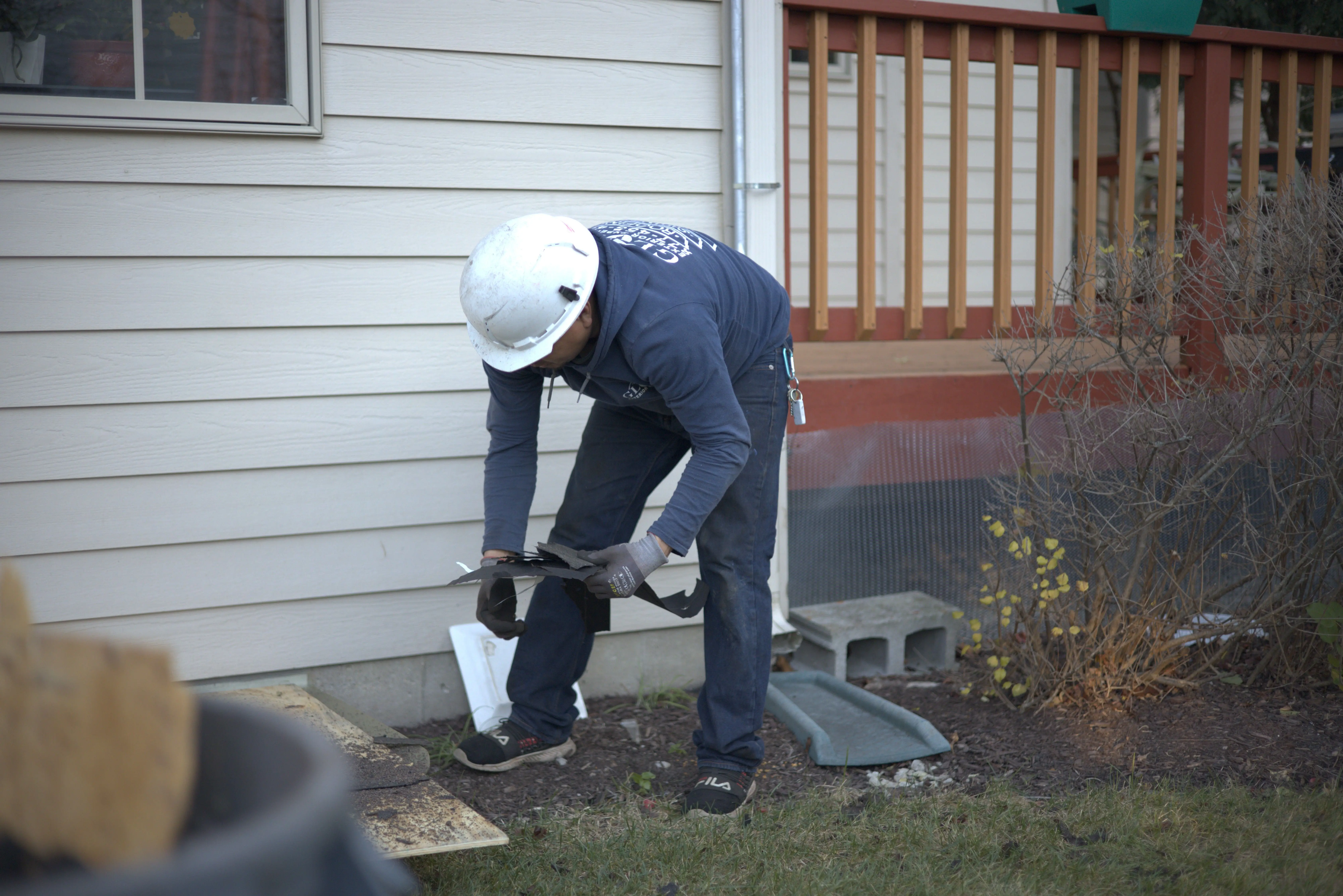 Cleaning Up Garden After Res