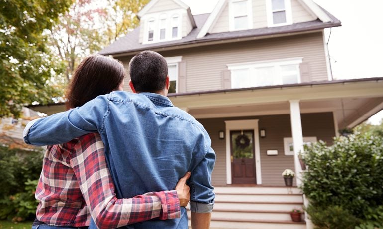 Potential Homebuyers Looking At New Home to Purchase