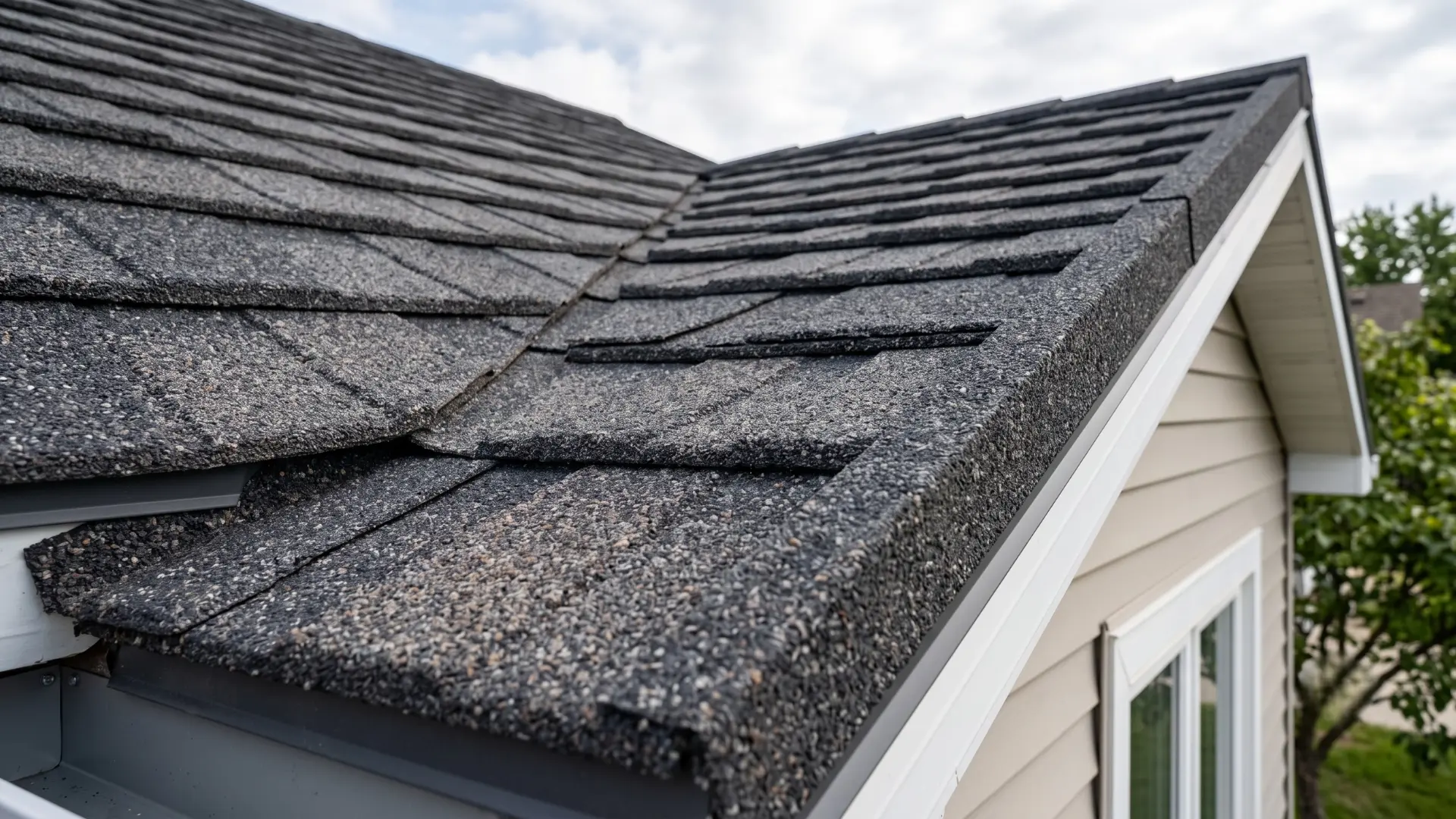 Stone Coated Steel Metal Roof On Residential Home