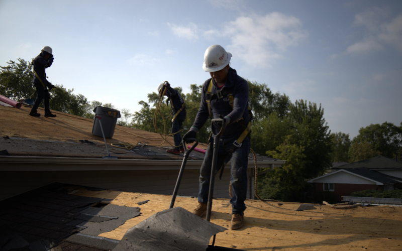 Tearing Off A Roof