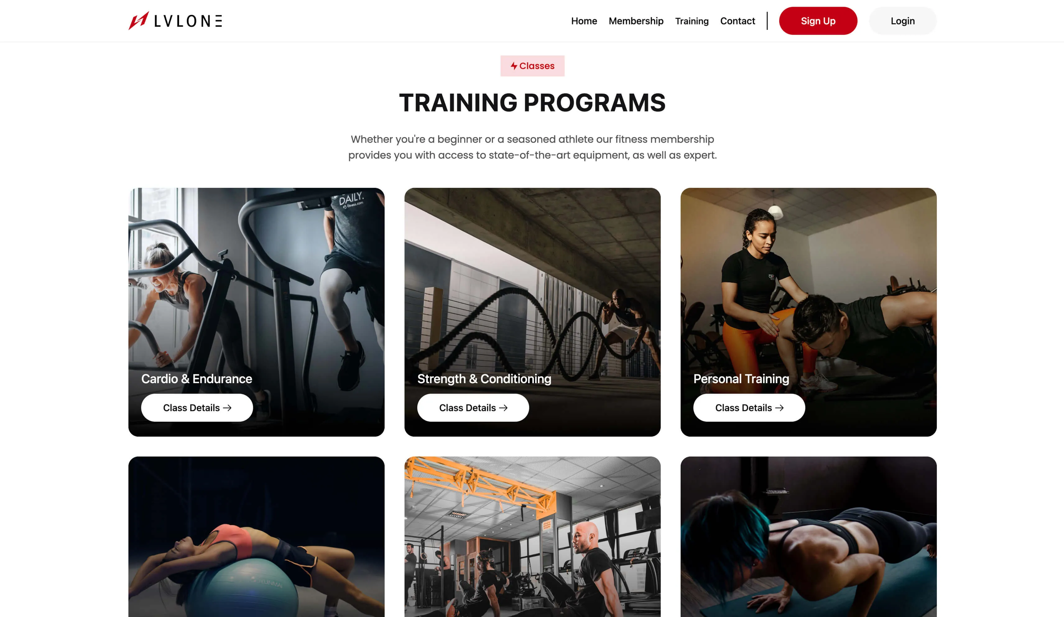 Feature Highlight Image 2 (LvlOne Fitness)