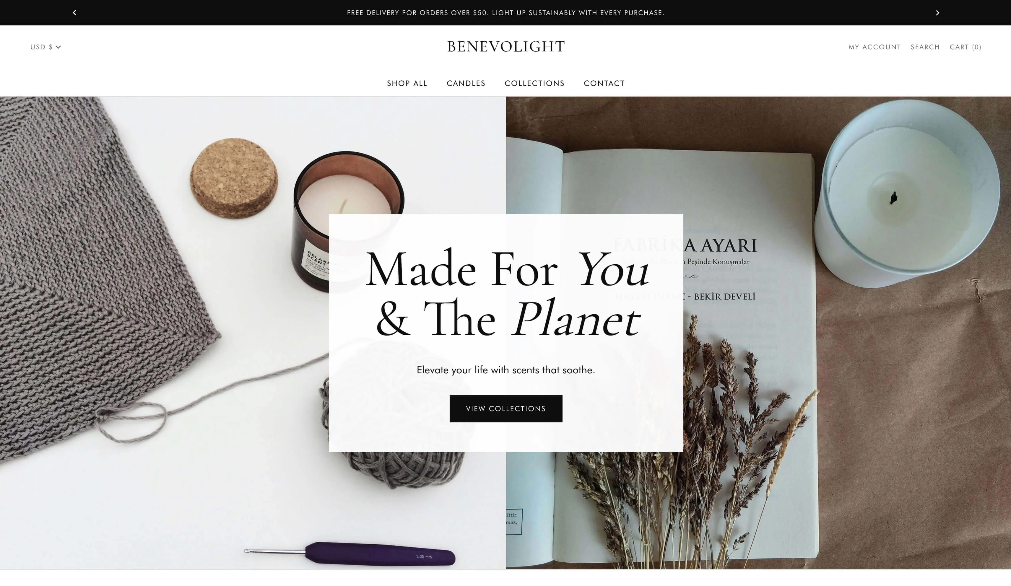 Landing Page (Benevolight)