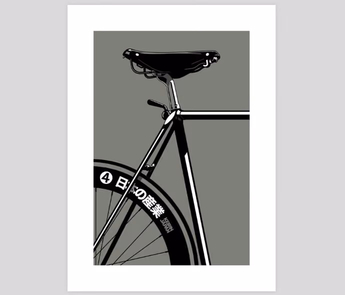 Gianmarco Magnani’s artwork titled "Keirin 1"