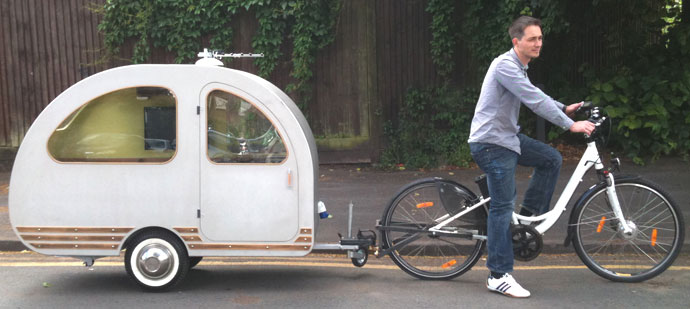 QTvan bicycle trailer caravan