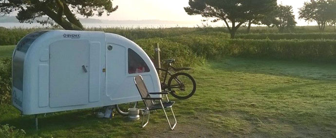 wide path bicycle caravan