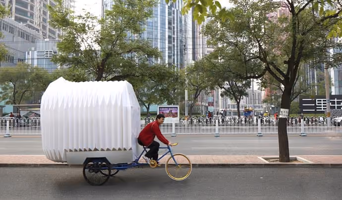 Bicycle RV tricycle house