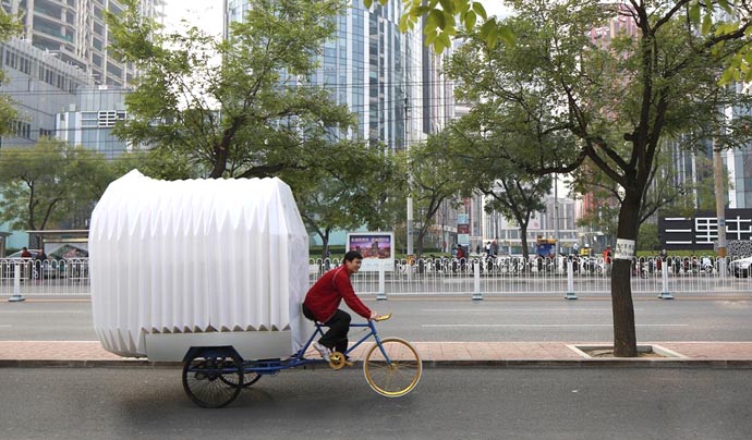 Bicycle RV tricycle house