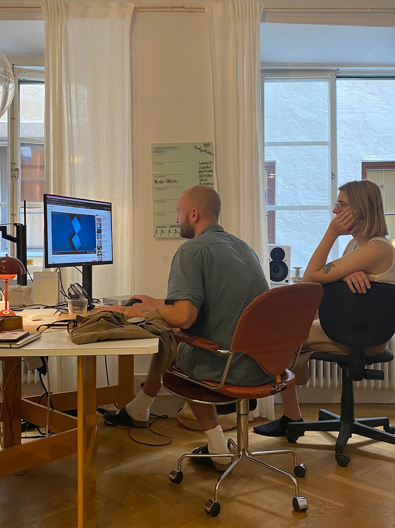 Image of Several founders; Hanna, Johanna, Kajsalisa and Nils