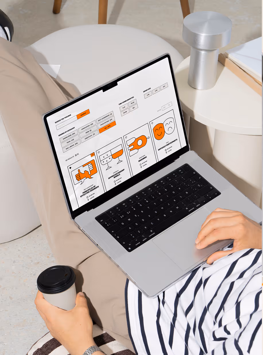 Hyper Island toolbox UX & UI and digital design.