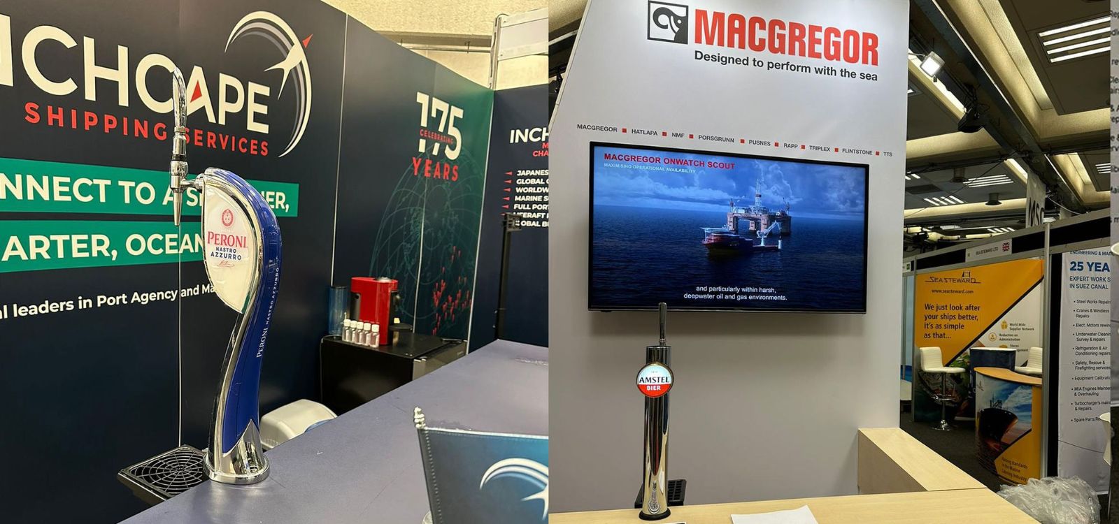 Beer on Tap at Marine Exhibition