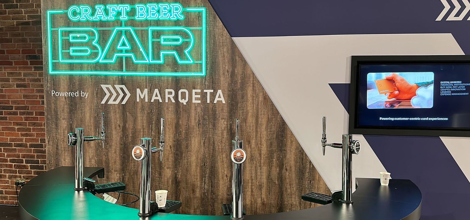 Beer Taps for Pop Up Exhibition Bar