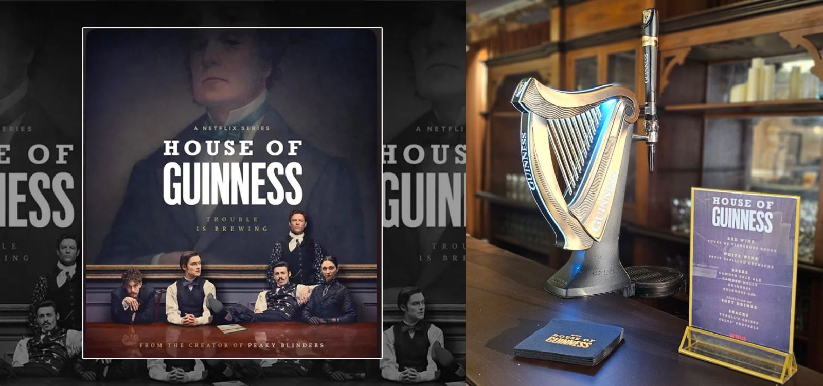 Draught Perfection for Netflix’s “House of Guinness” Premiere