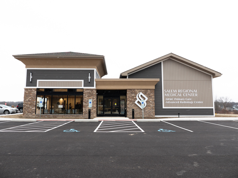 Exterior of the SRMC Primary Care building in Canfield
