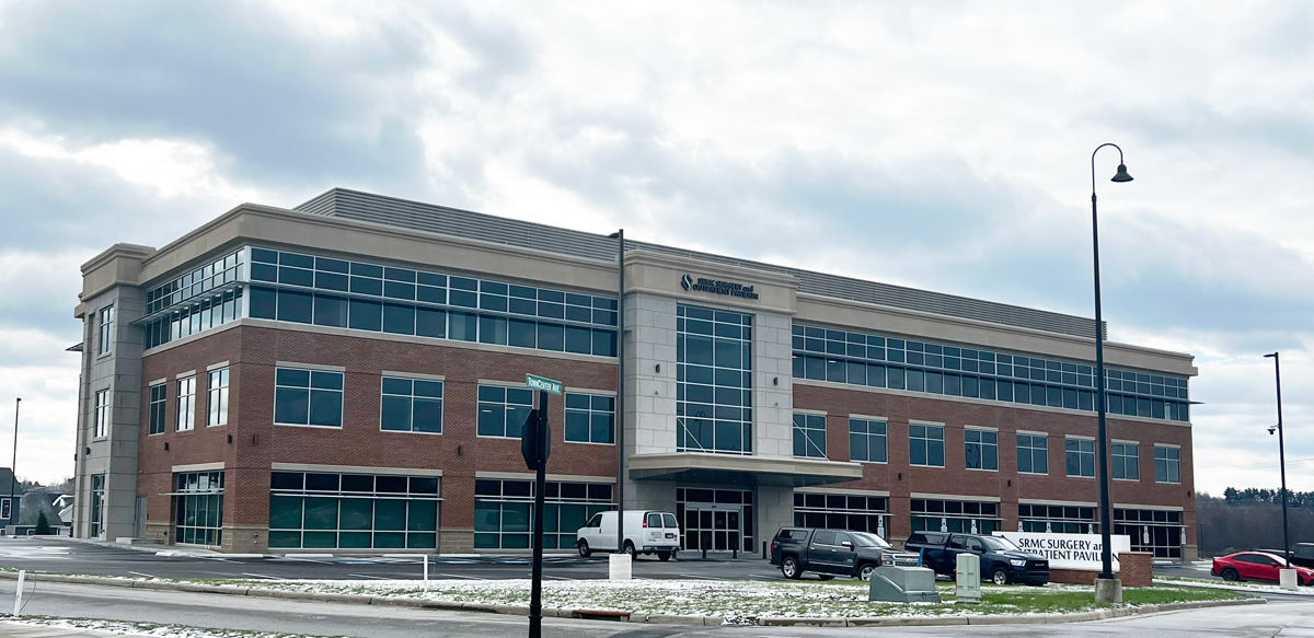 Exterior of the SRMC Surgery & Outpatient Pavilion