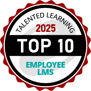 2025 Talented Learning award for Top 10 Employee LMS
