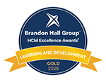 2026 Brandon Hall Gold Learning & Development Award logo