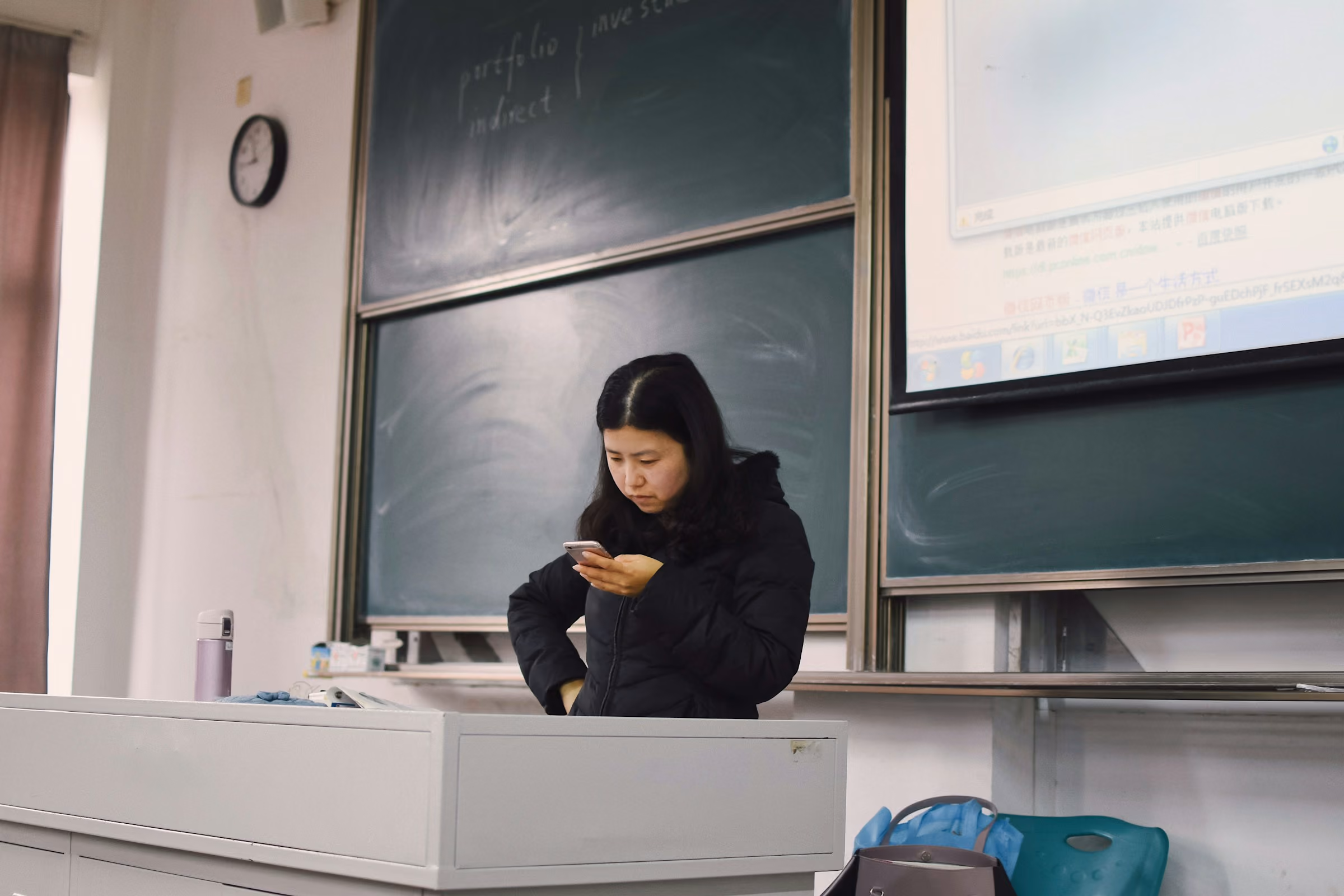 Person Using Phone - Why Is AI Good For Students