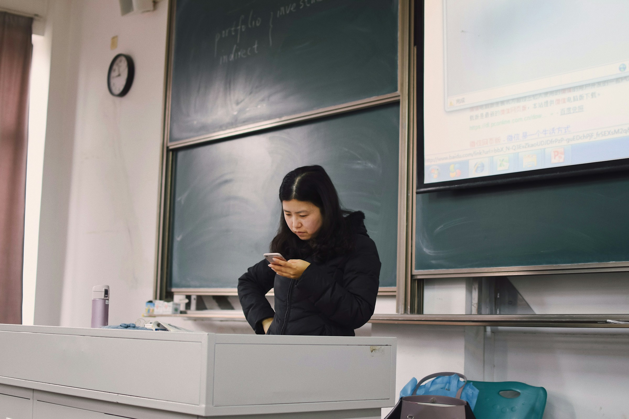 Person Using Phone  - Why Is AI Good For Students