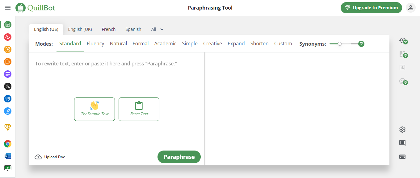 quilbot - Best AI For Essay Writing