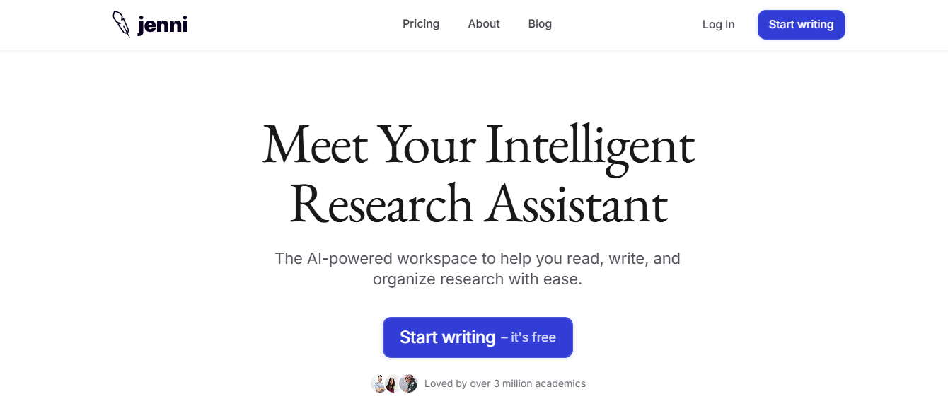 jenni - Best AI For Essay Writing