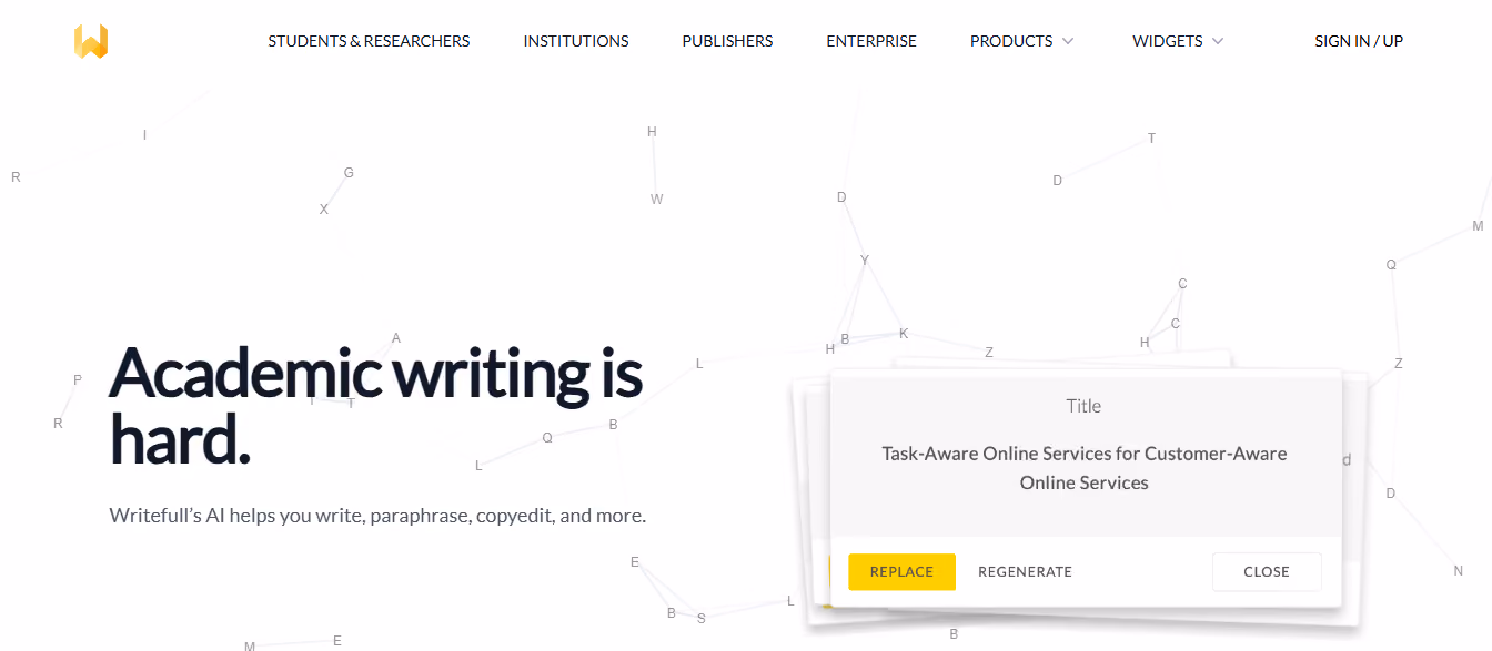 writefulll - Best AI For Essay Writing