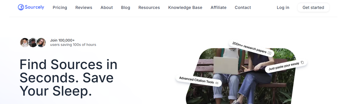 sourcely - Free AI For Research Paper Writing